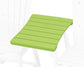 POLYWOOD 600 Series Straight Adirondack Dining Connecting Table — Lime