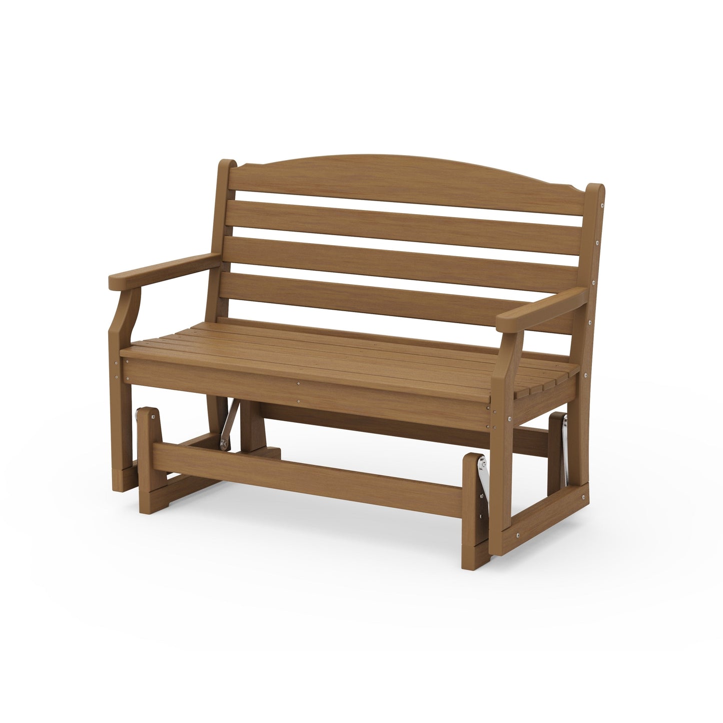 POLYWOOD Savannah 48" Glider — Natural