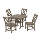 POLYWOOD Braxton Side Chair 5-Piece Dining Set — Vintage Sahara