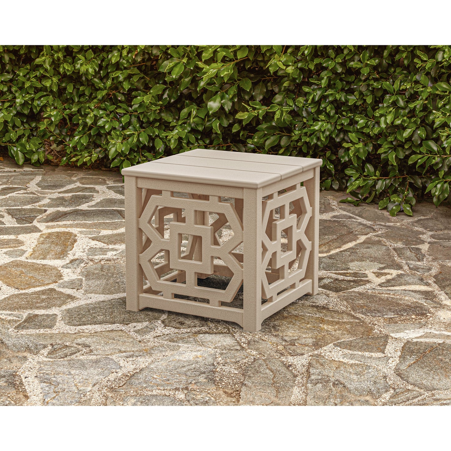 POLYWOOD Chinoiserie Accent Table