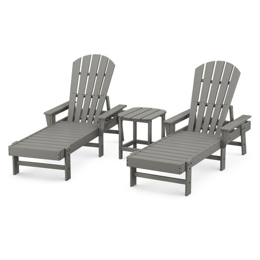 Polywood - South Beach Chaise 3-Piece Set - FREE SHIPPING