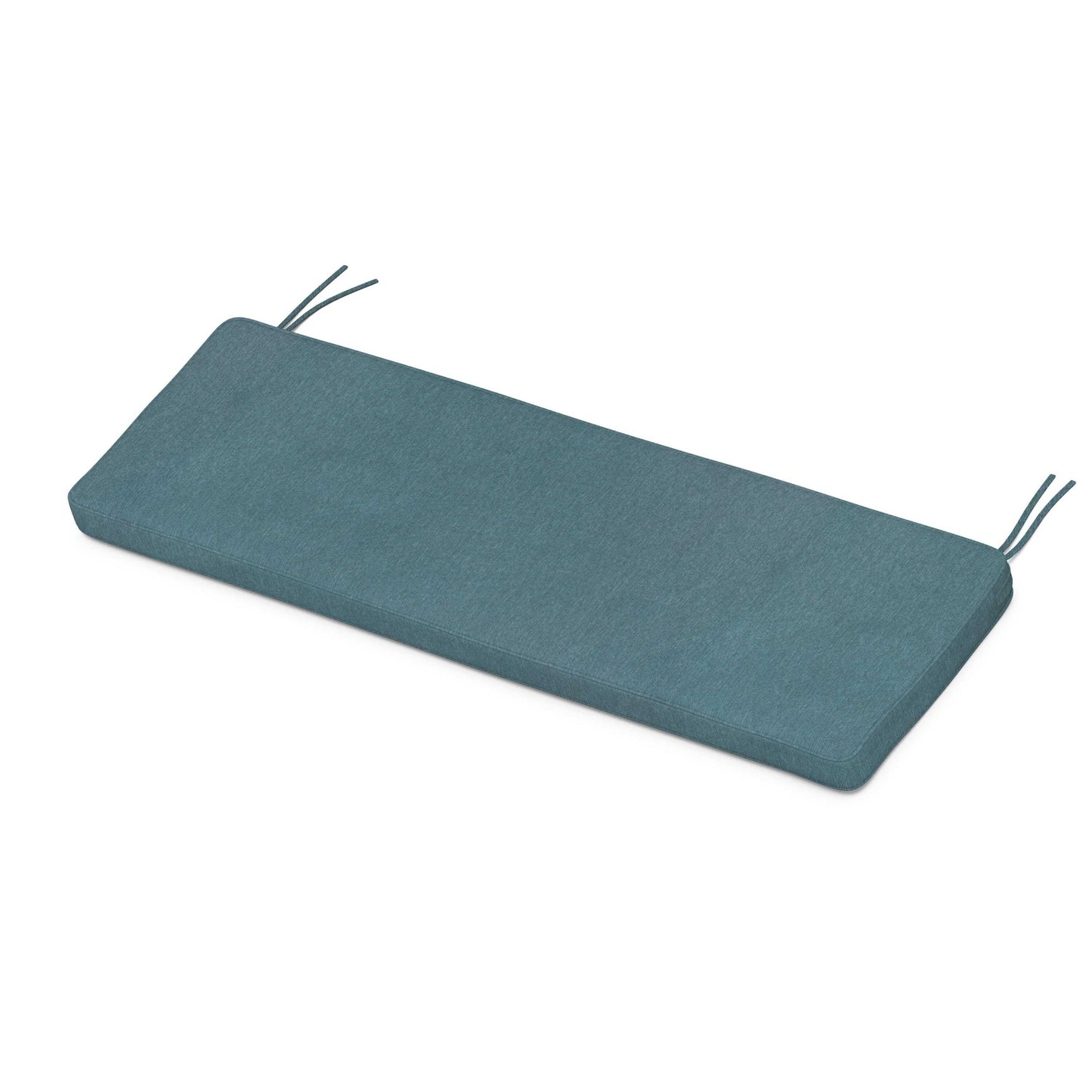 POLYWOOD Chinoiserie Bench Seat Cushion — Ocean Teal