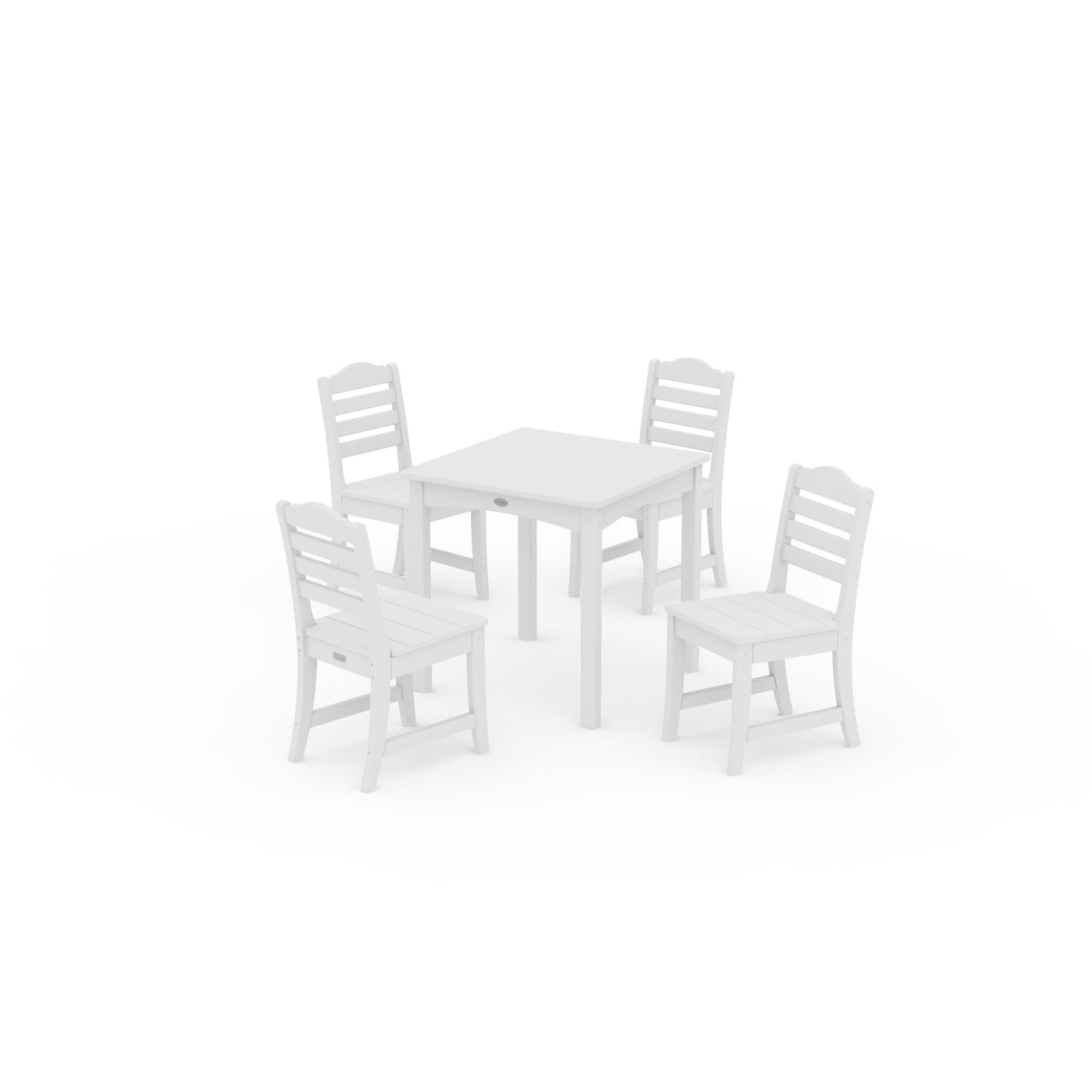 POLYWOOD Savannah Kids 5-Piece Dining Set — Vintage White