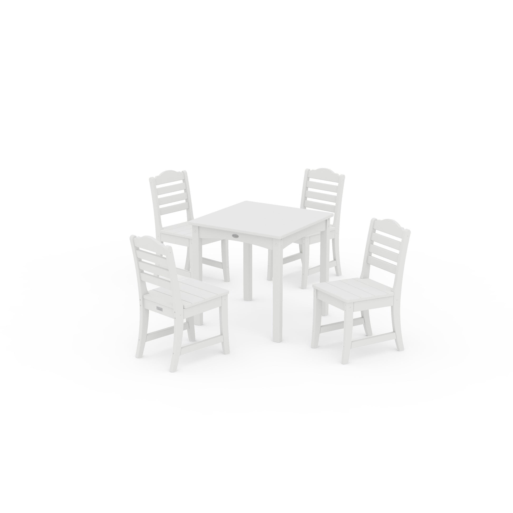POLYWOOD Savannah Kids 5-Piece Dining Set — Vintage White
