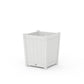 POLYWOOD Vineyard Large Tapered Square Short Planter Box — White
