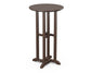 POLYWOOD 24" Round Farmhouse Bar Bistro Table — Mahogany