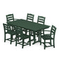 POLYWOOD La Casa Café 7-Piece Farmhouse Dining Set FREE SHIPPING