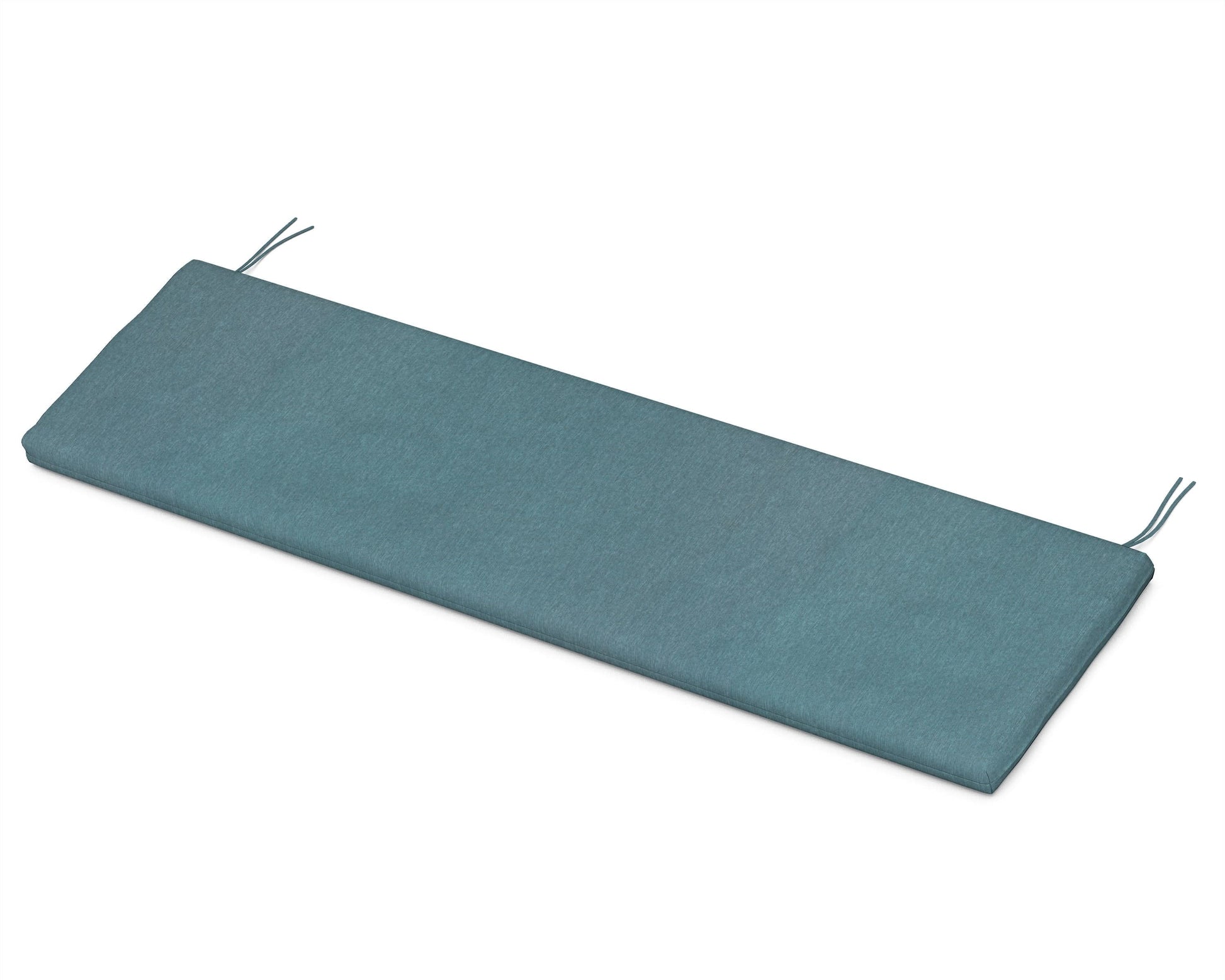 POLYWOOD Bench Seat Cushion - 17.5"D x 55"W x 2.5"H — Ocean Teal