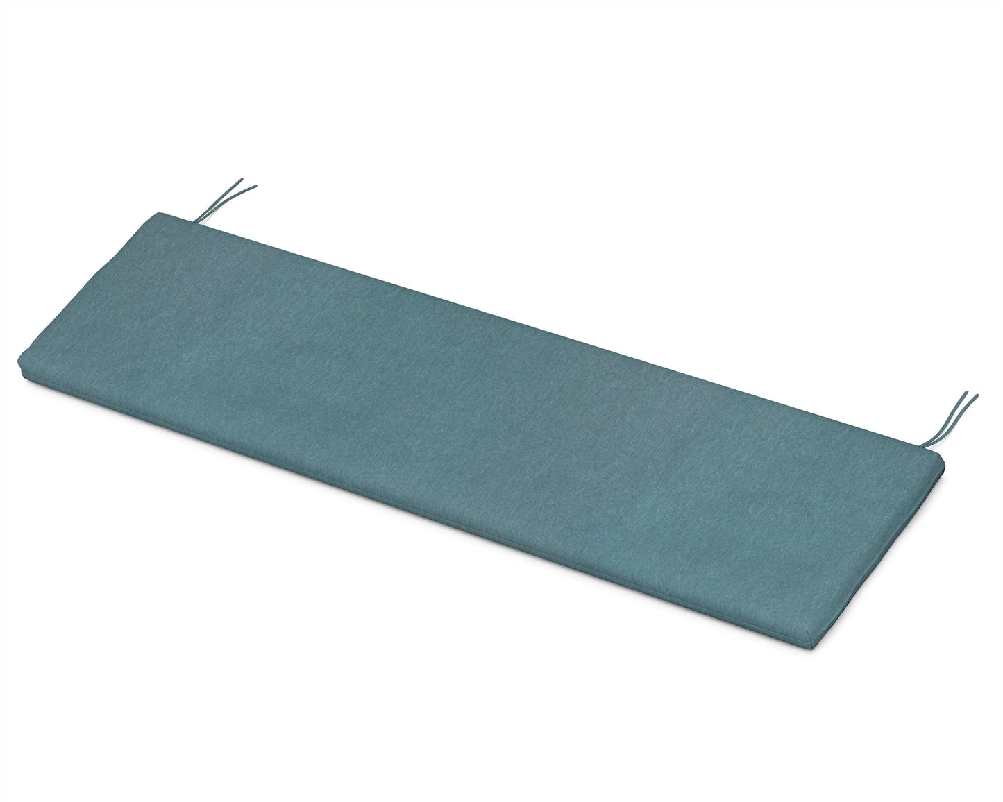 POLYWOOD Bench Seat Cushion - 17.25"D x 56.5"W x 2.5"H — Ocean Teal