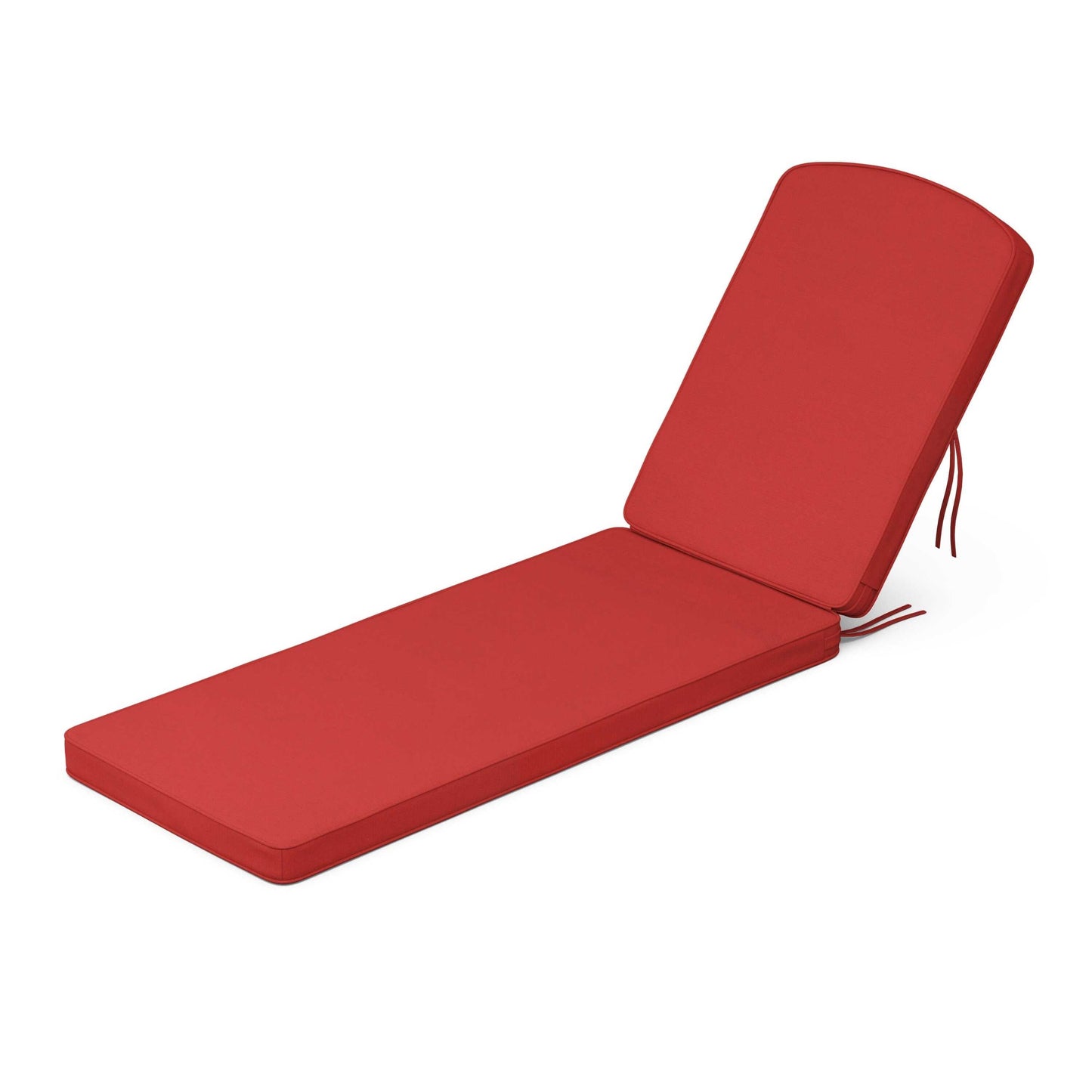 POLYWOOD Chinoiserie Chaise Cushion — Crimson Linen