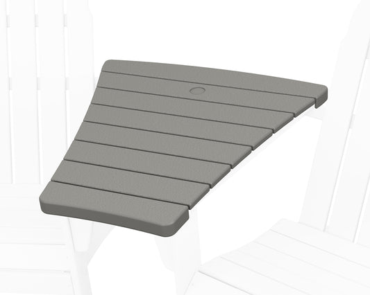 POLYWOOD 400 Series Angled Adirondack Connecting Table — Slate Grey
