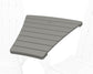 POLYWOOD 400 Series Angled Adirondack Connecting Table — Slate Grey