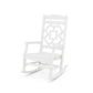 POLYWOOD Chinoiserie Rocking Chair — White