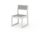 POLYWOOD EDGE Sling Dining Side Chair — Vintage White / Metallic Sling