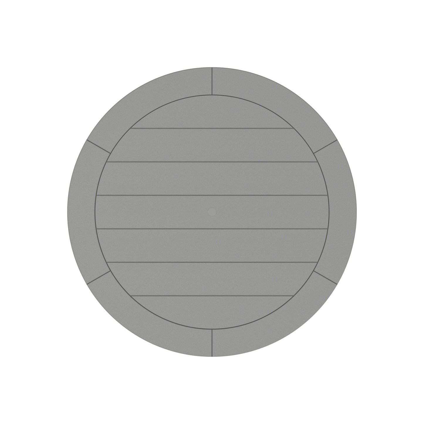 POLYWOOD Nautical Trestle 60" Round Counter Table