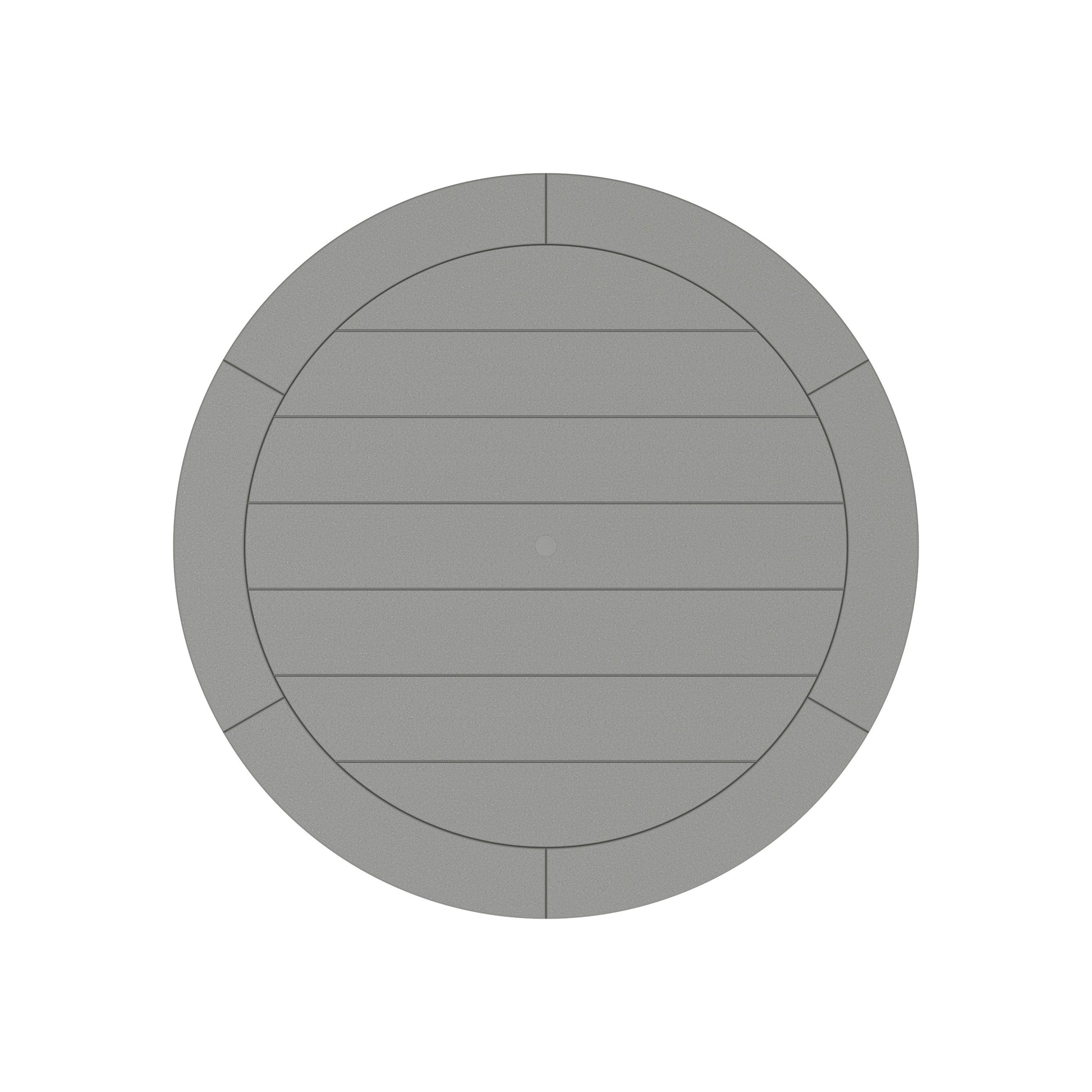 POLYWOOD Nautical Trestle 60" Round Counter Table