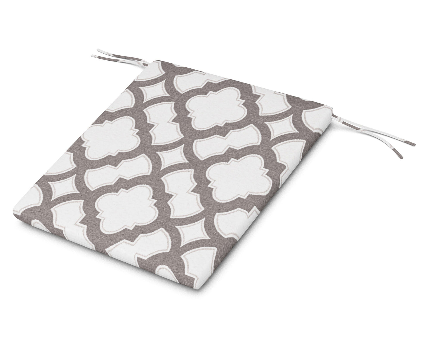 POLYWOOD AL100 Seat Pad — Trellis Grey Mist