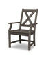 POLYWOOD Braxton Dining Arm Chair — Vintage Coffee