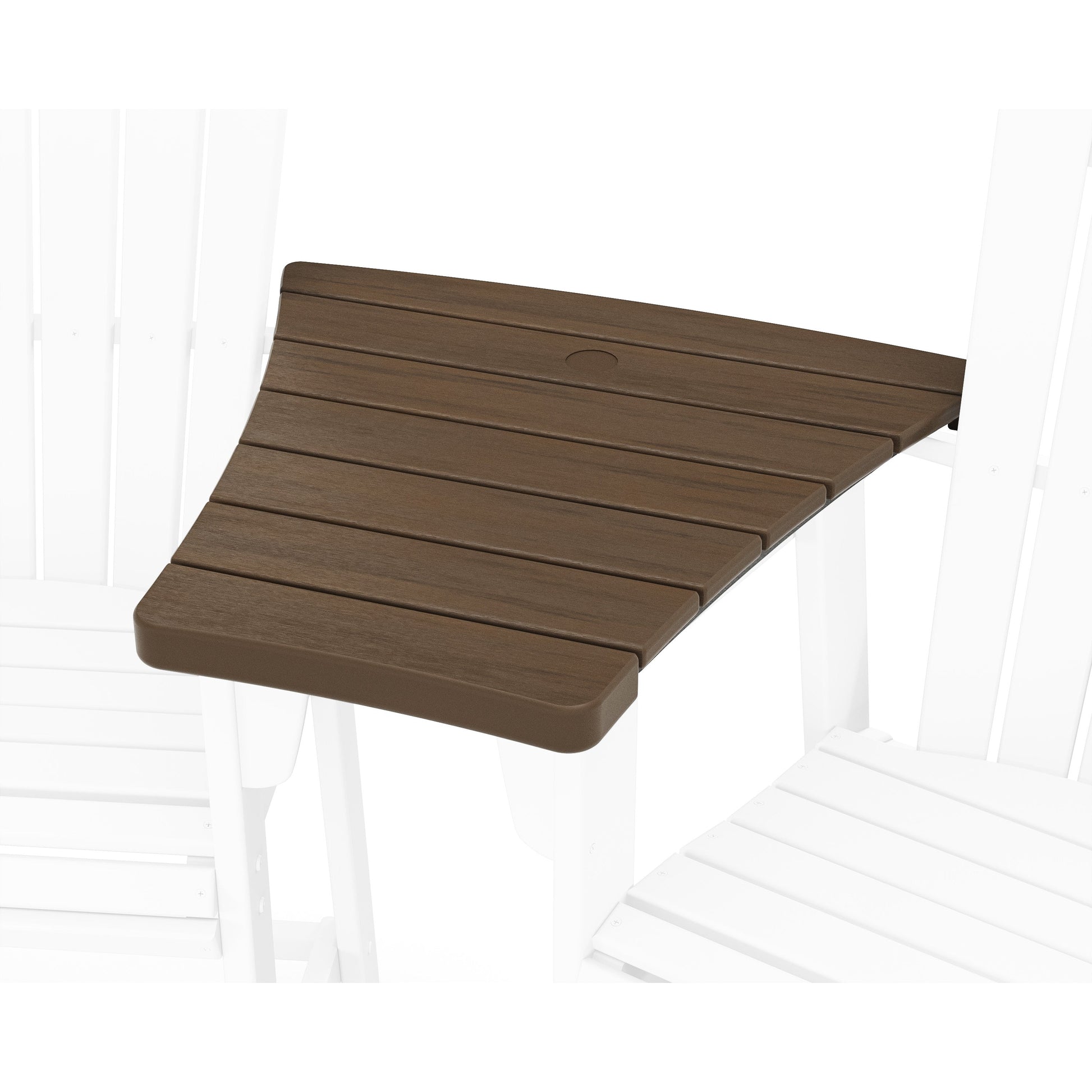 POLYWOOD 600 Series Angled Adirondack Dining Connecting Table — Kona