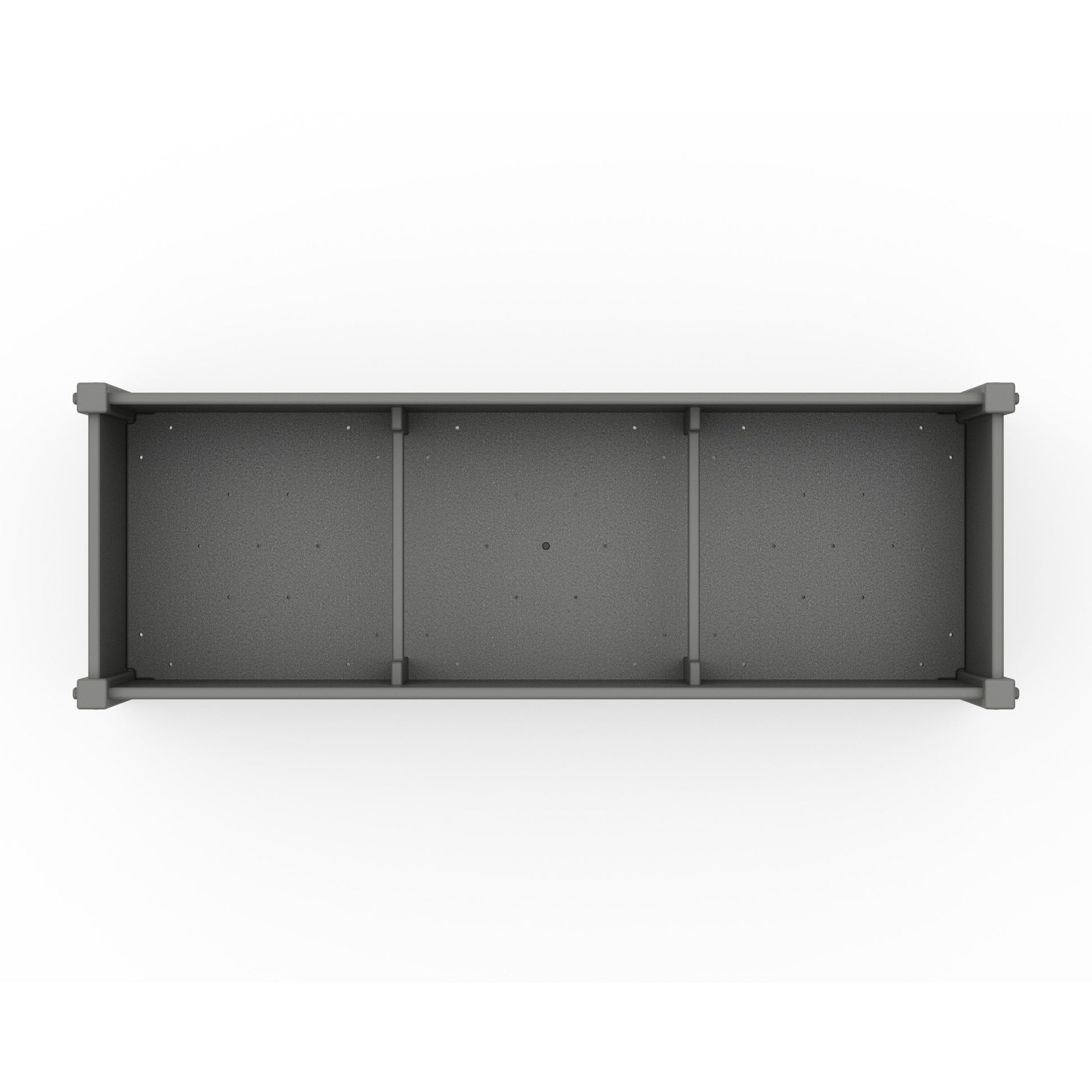 POLYWOOD Nautical Large Rectangle Triple Planter Box