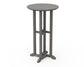 POLYWOOD 24" Round Farmhouse Bar Bistro Table — Driftwood