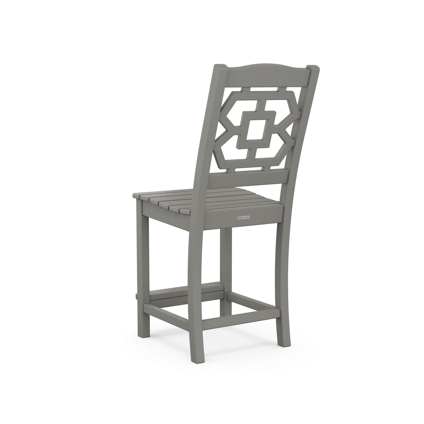 POLYWOOD Chinoiserie Counter Side Chair