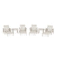 POLYWOOD Acadia 6-Piece Chaise Set — Sand