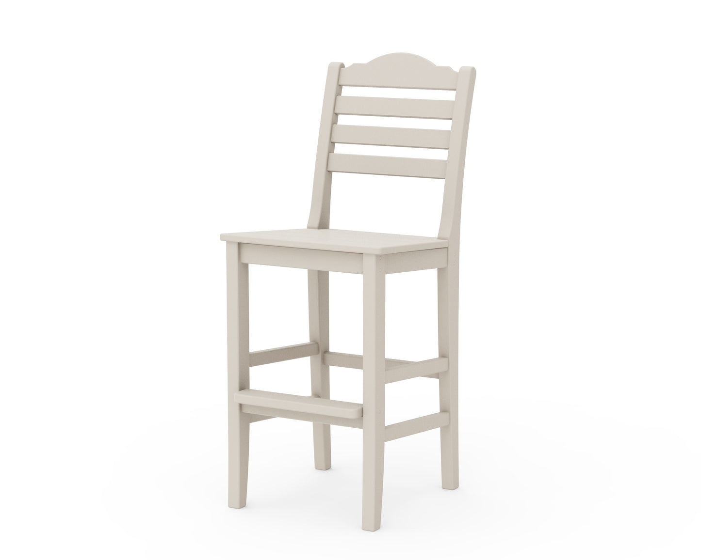POLYWOOD Savannah Bar Side Chair — Sand