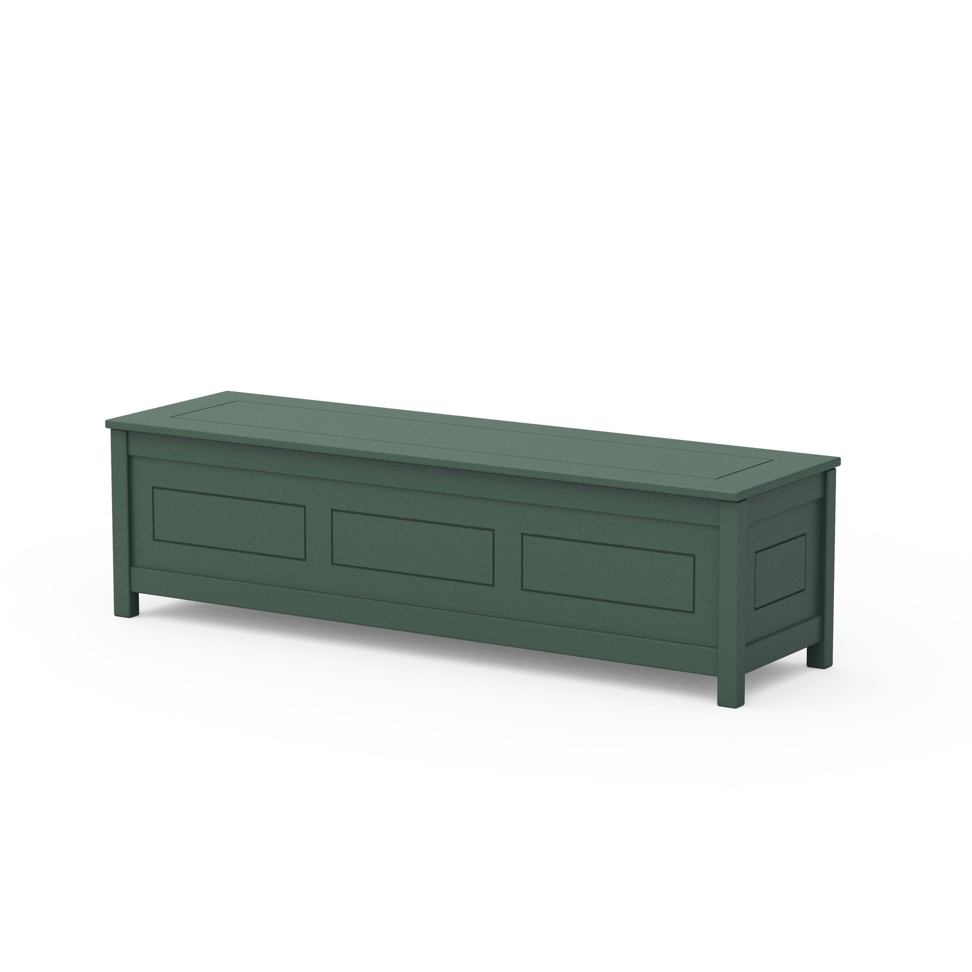 POLYWOOD Country Living 60" Storage Bench — Green