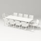Polywood - Latitude 11-Piece A-Frame Table Dining Set - FREE SHIPPING
