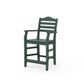 POLYWOOD Savannah Counter Arm Chair — Green
