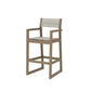 POLYWOOD EDGE Sling Bar Arm Chair — Vintage Sahara / Birch Sling