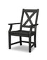 POLYWOOD Braxton Dining Arm Chair — Black