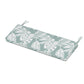 POLYWOOD Chinoiserie Bench Seat Cushion — Leaf Glacier Spa