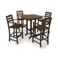POLYWOOD La Casa Café 5-Piece Bar Set FREE SHIPPING
