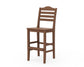 POLYWOOD Savannah Bar Side Chair — Teak