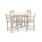 POLYWOOD La Casa Café 5-Piece Round Farmhouse Counter Set FREE SHIPPING