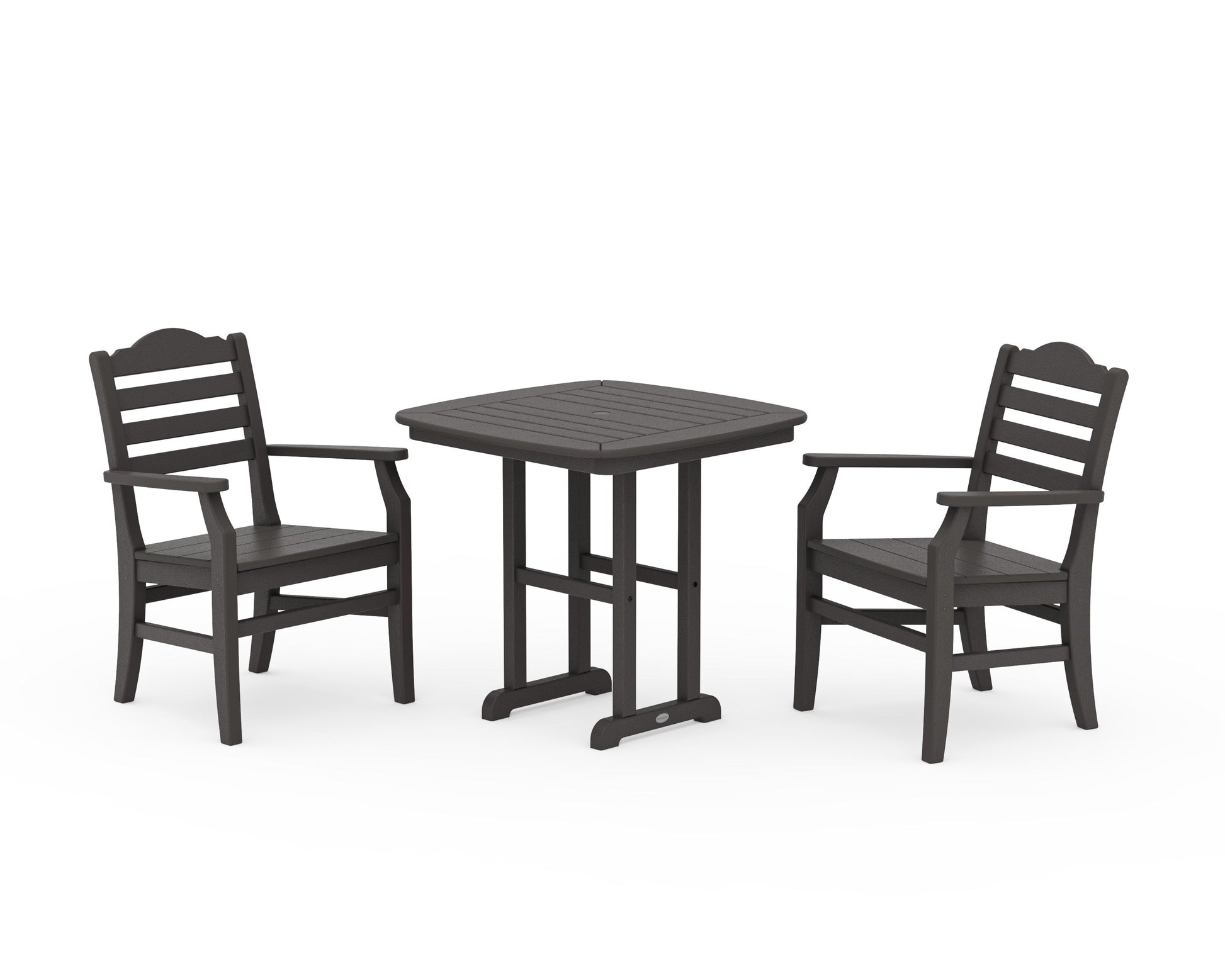 POLYWOOD Savannah 3-Piece Dining Set — Vintage Coffee