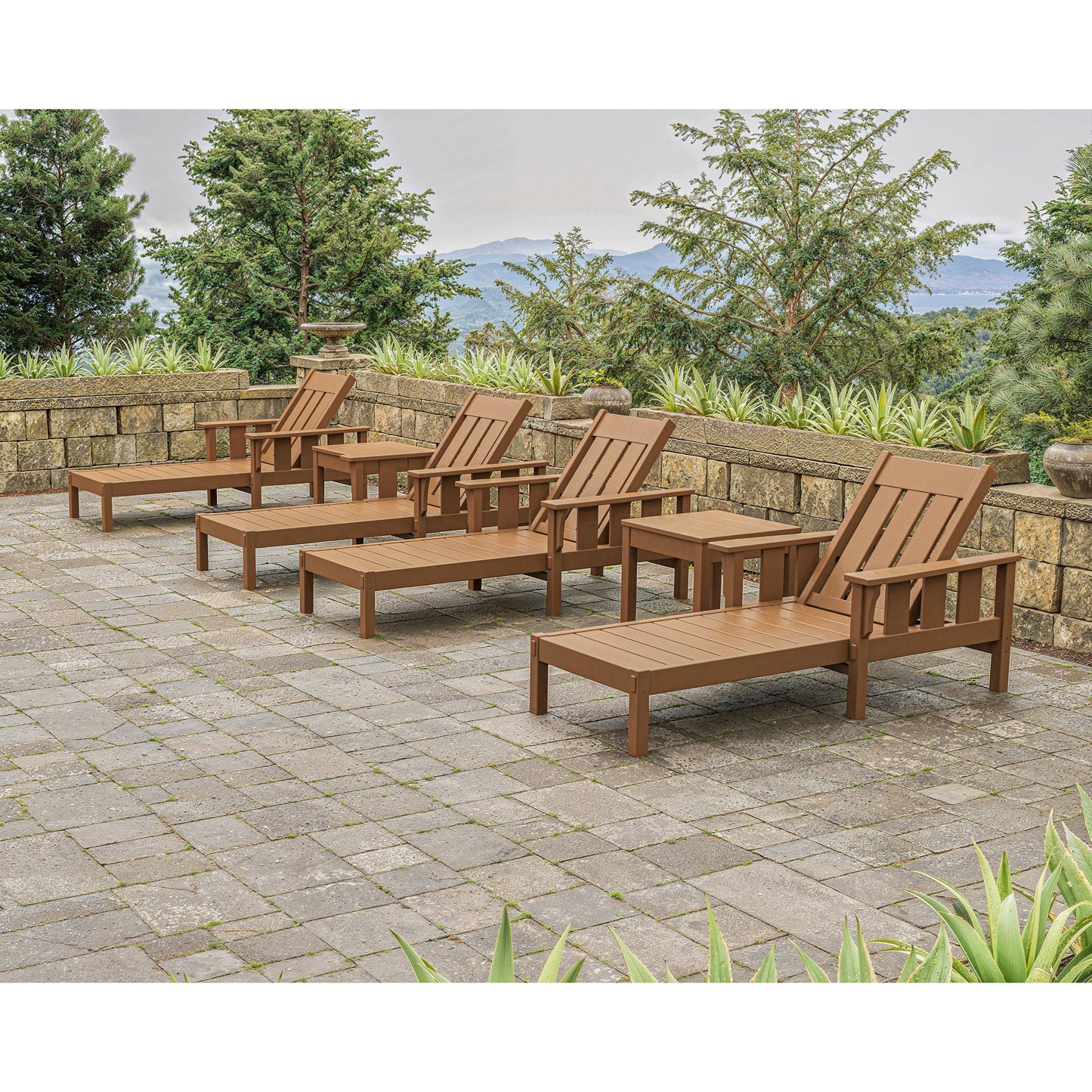 POLYWOOD Acadia 6-Piece Chaise Set