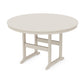 POLYWOOD 60" Round Farmhouse Counter Table — Sand