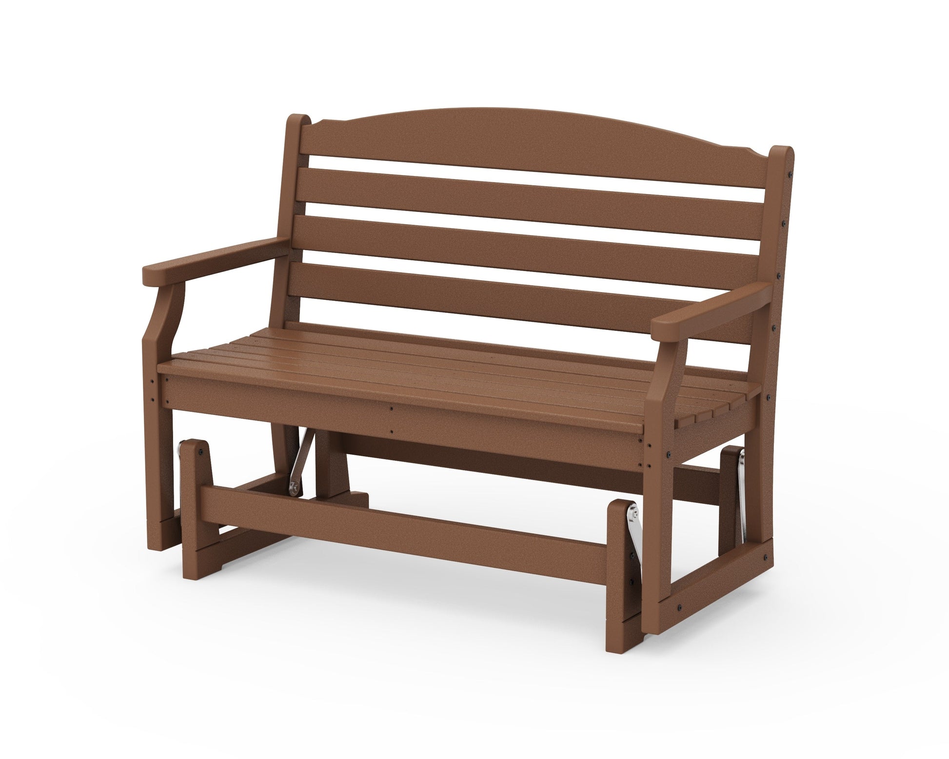POLYWOOD Savannah 48" Glider — Teak
