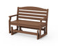 POLYWOOD Savannah 48" Glider — Teak