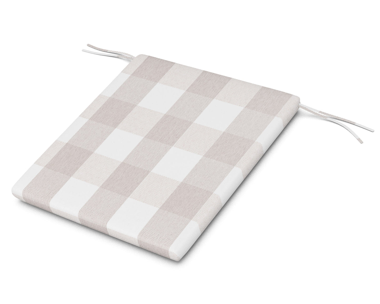 POLYWOOD AL100 Seat Pad — Buffalo Plaid Dune Burlap