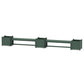 POLYWOOD 60" Country Living Straight Double Planter Bench Set - Large — Green