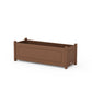 POLYWOOD Country Living Rectangle Triple Planter Box — Teak