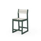 POLYWOOD EDGE Sling Counter Side Chair — Green / Parchment Sling