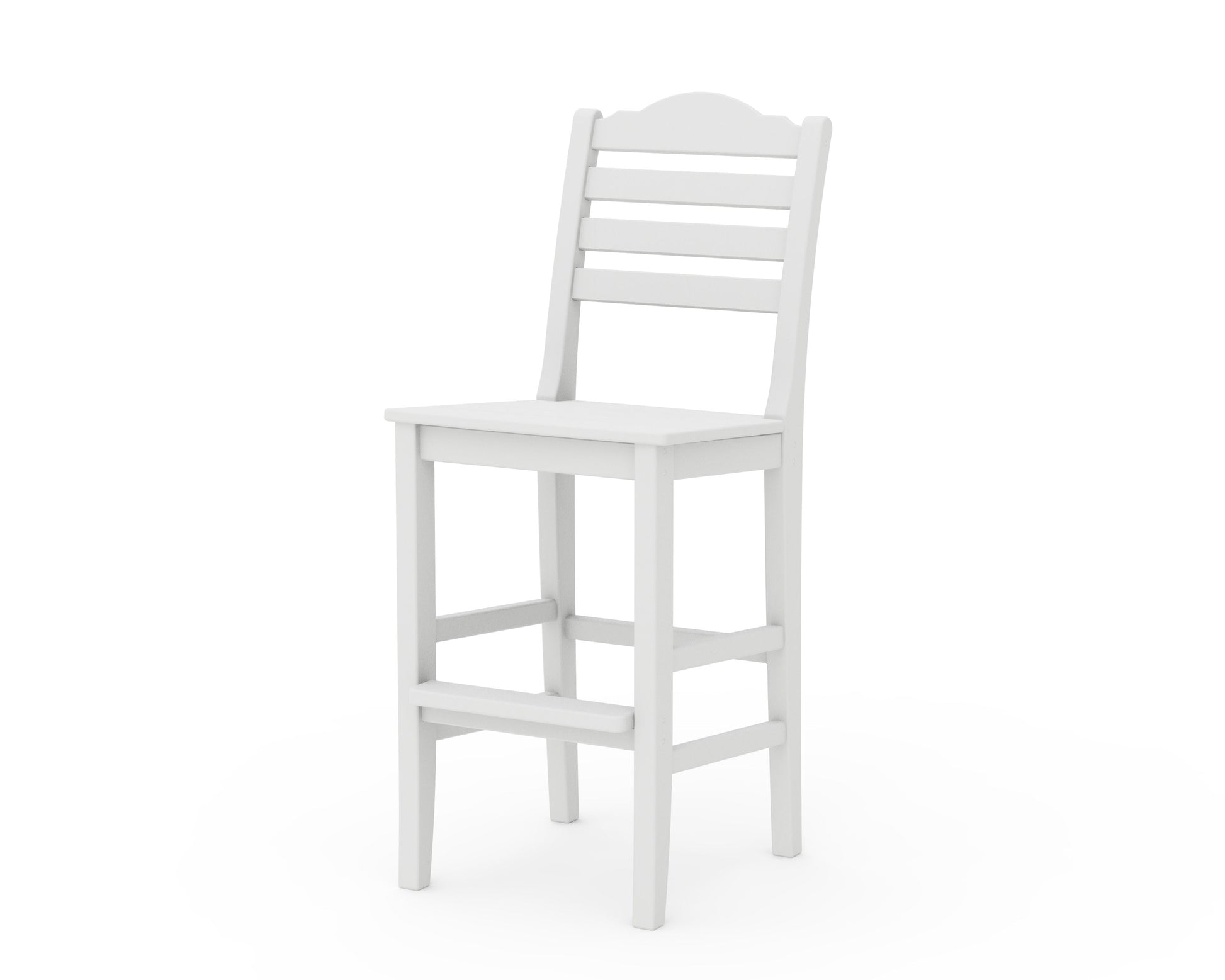 POLYWOOD Savannah Bar Side Chair — White