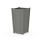 POLYWOOD Country Living Large Tapered Square Tall Planter Box — Slate Grey
