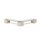 POLYWOOD 60" Nautical L- Shaped Planter Bench Corner Set — Sand
