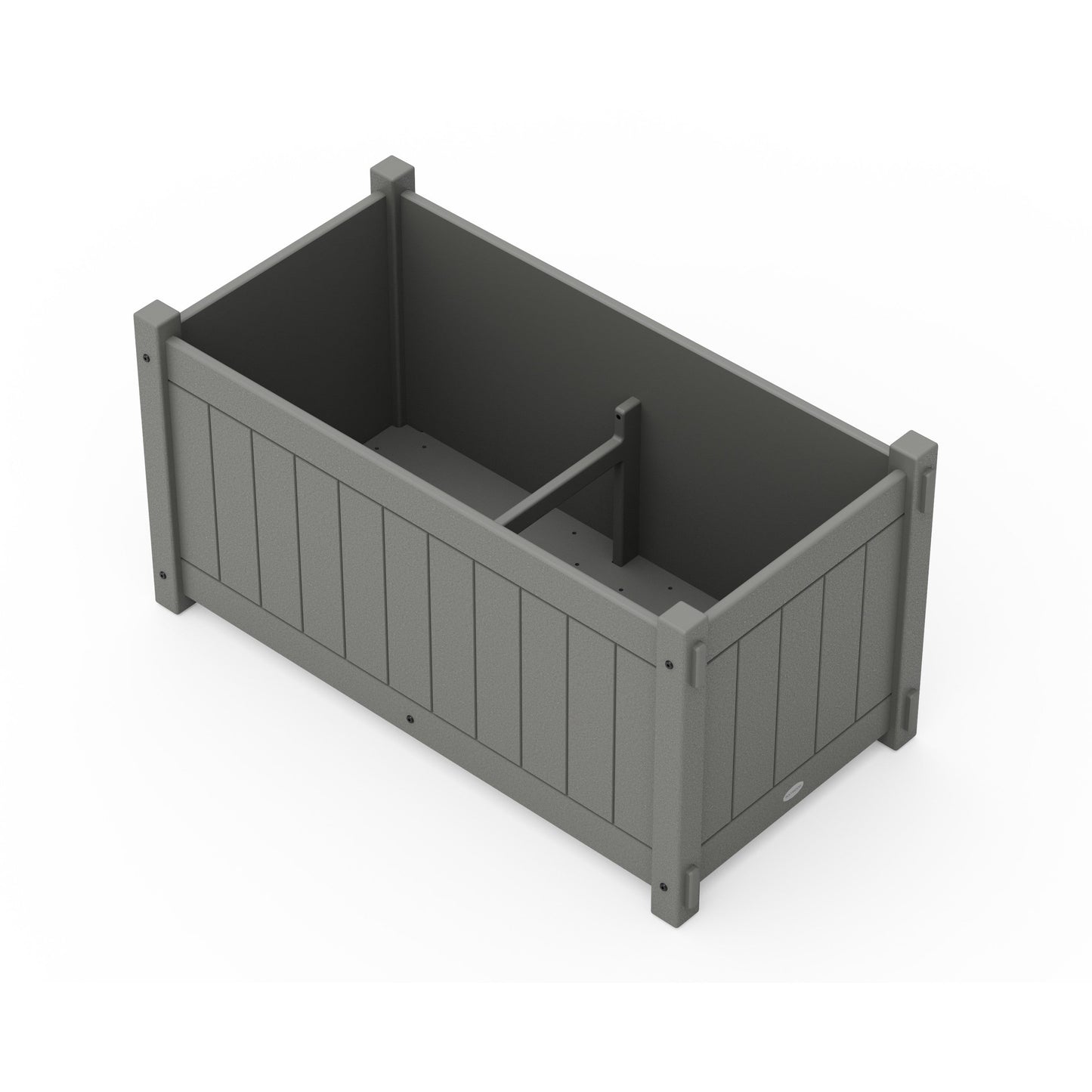 POLYWOOD Vineyard Large Rectangle Double Planter Box